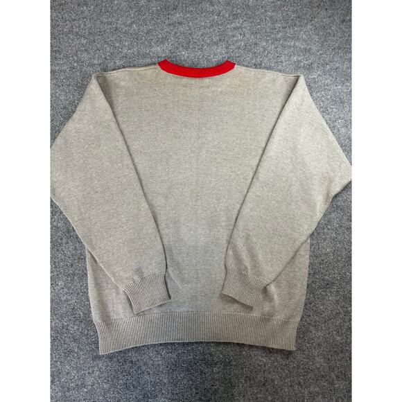 Vintage Pringle of Scotland Sweater Men L 100% cotton Color Block Pullover - Picture 6 of 6